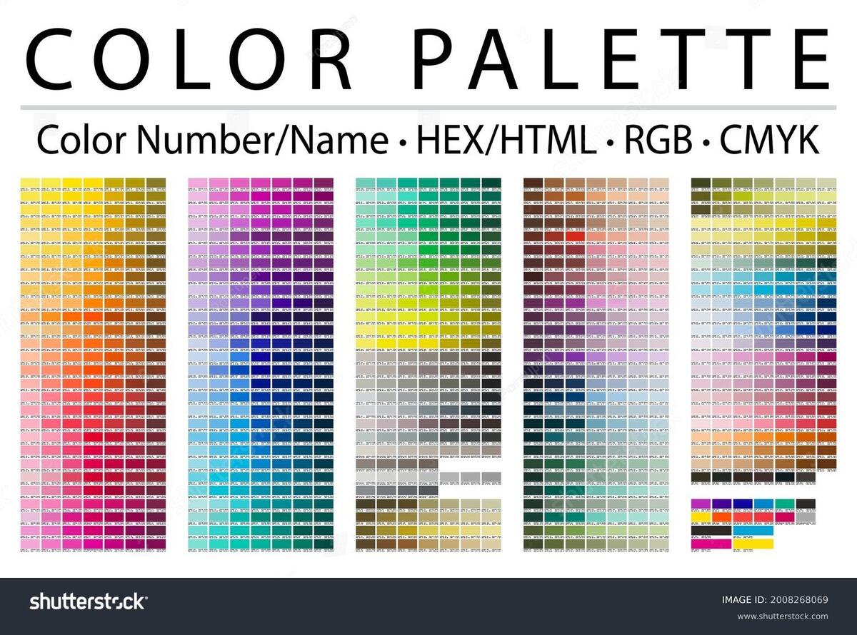 10 Thousand Cmyk Colour Chart Royalty Free Images Stock Photos Pictures Shutterstock