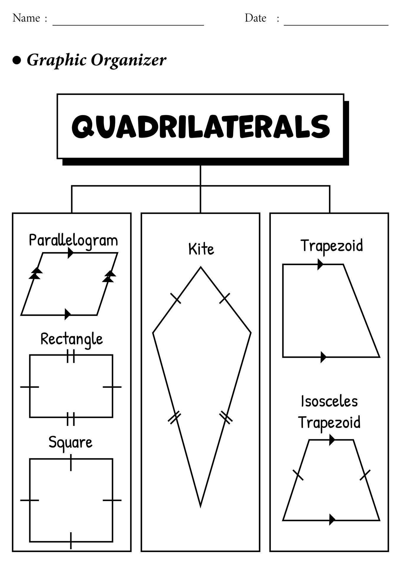 11 Quadrilateral Properties Worksheet Free PDF At Worksheeto 11 Quadrilateral Properties Worksheet Free PDF At Worksheeto
