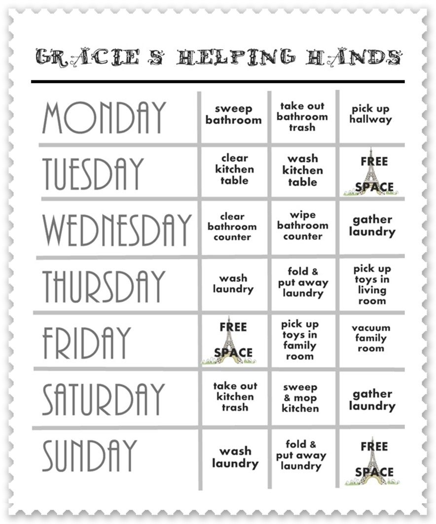 13 HELPING HANDS Ideas Chores For Kids Chore Chart Chores