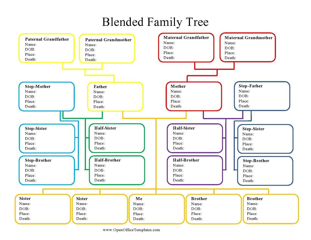 41 Free Family Tree Templates Word Excel PDF PowerPoint