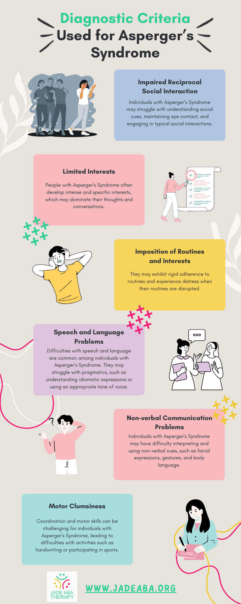 Aspergers Criteria An Overview JADE ABA