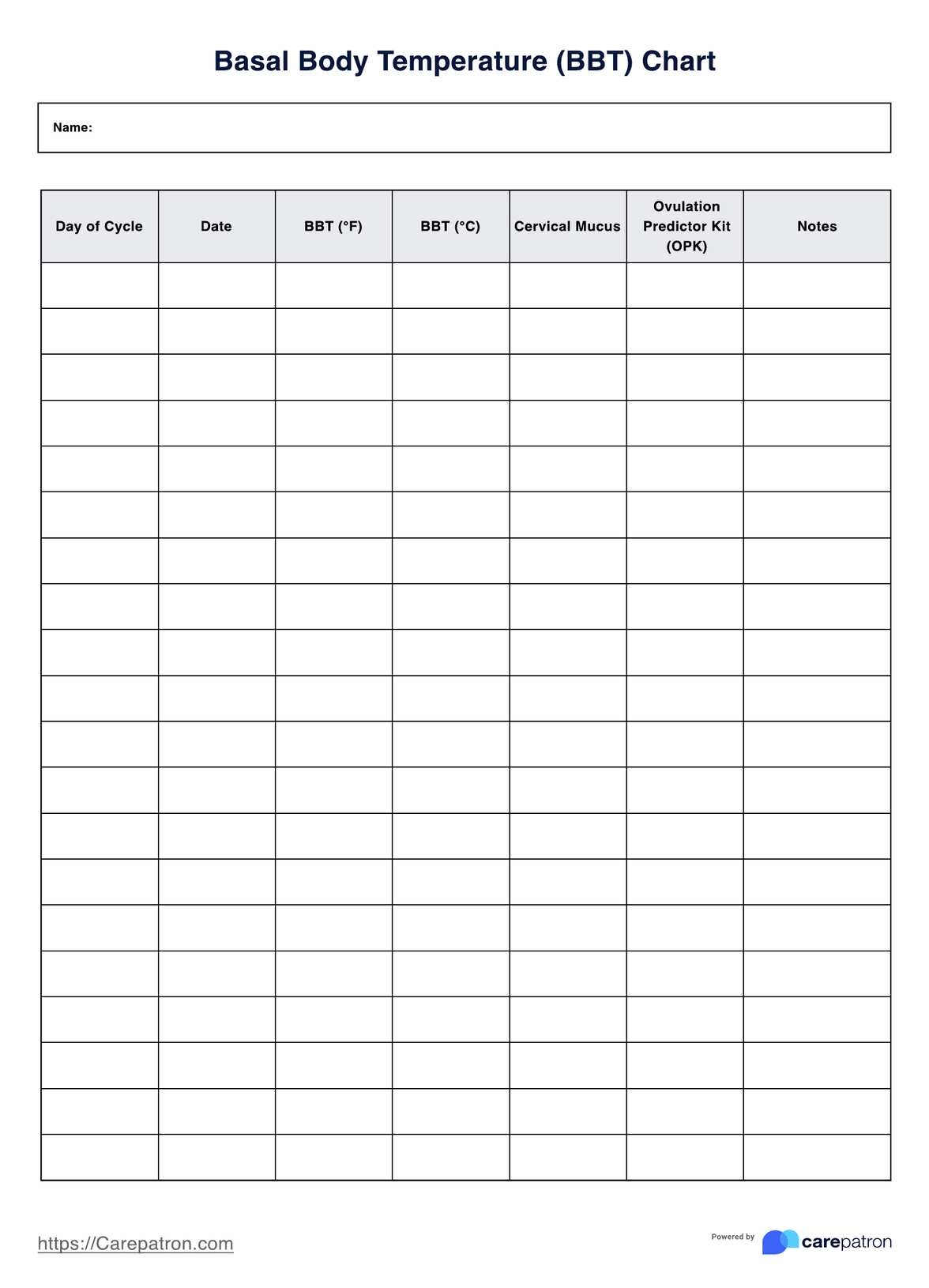 Basal Body Temperature Chart Opk Ovulation Test Strip Ovulation Predictor Kit Printable Tracker Instant Download Terracotta Colorway Etsy