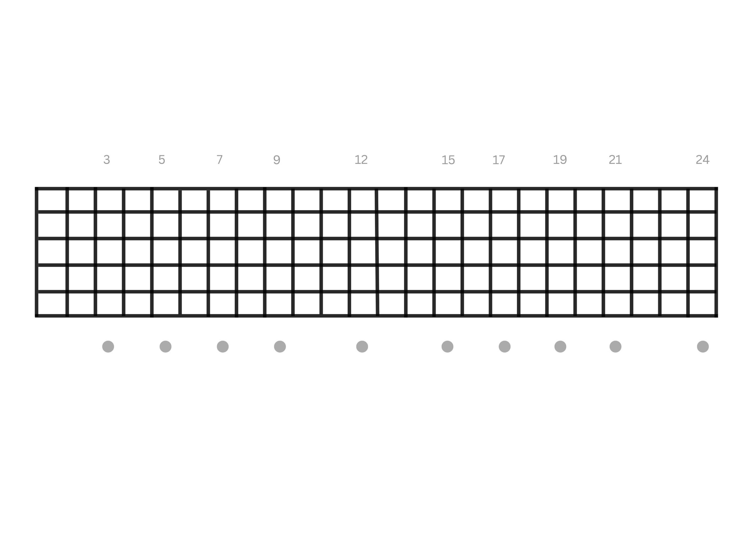 Blank Guitar Fretboard Diagram Handmade Printable Guitar Neck Etsy Blank Guitar Fretboard Diagram Handmade Printable Guitar Neck Etsy