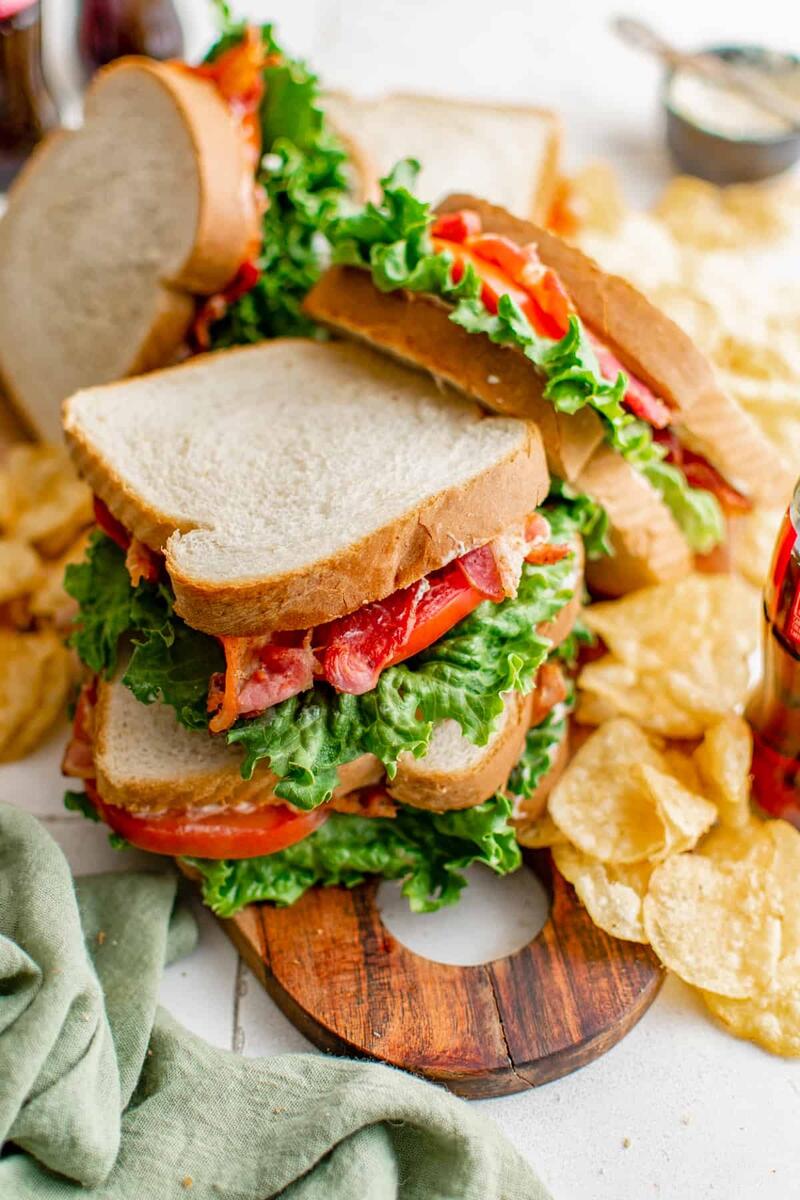 BLT Sandwich Recipe The Cookie Rookie