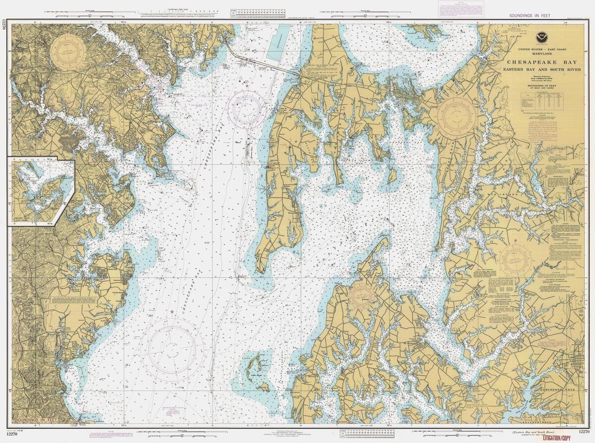 Chesapeake Bay Eastern Bay South River Map 1978 Nautical Chart Print Etsy Chesapeake Bay Map Northern Part 1942 Nautical Chart Print Etsy