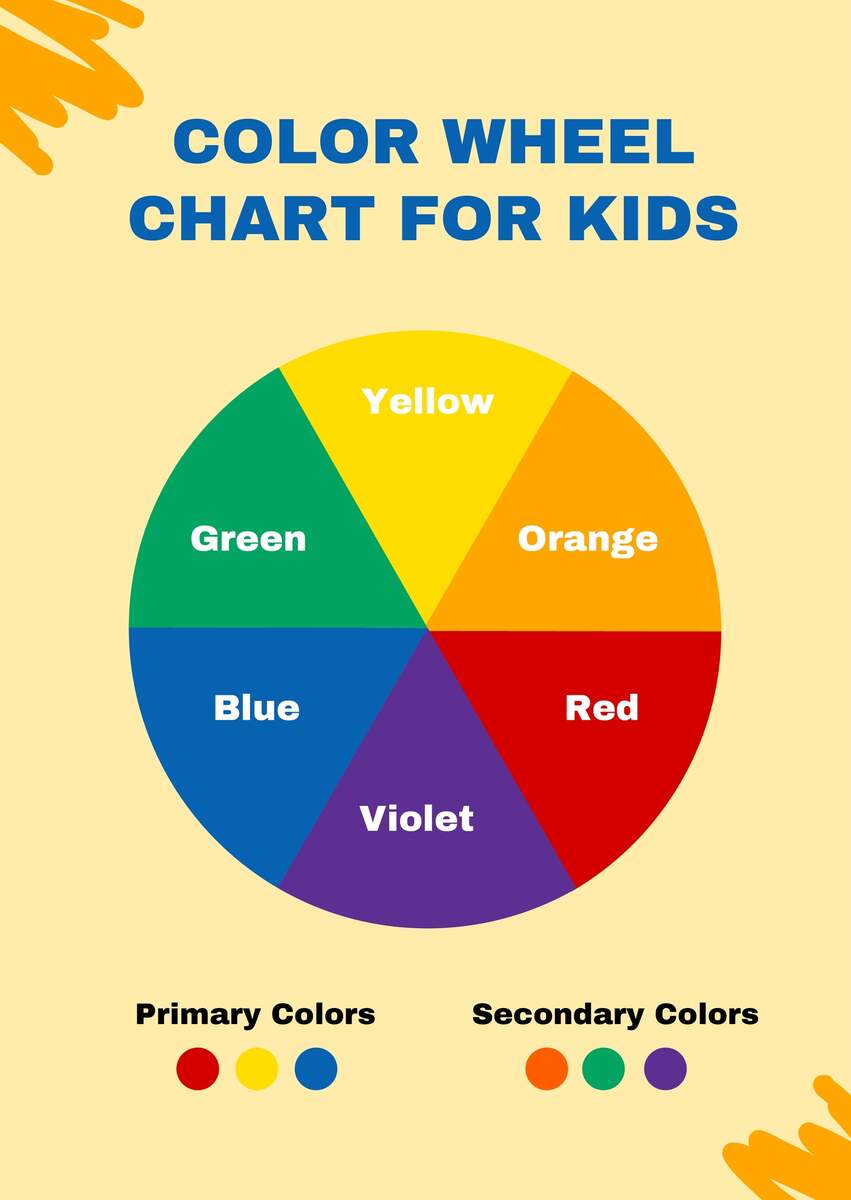 Free Color Wheel Chart Templates Editable And Printable