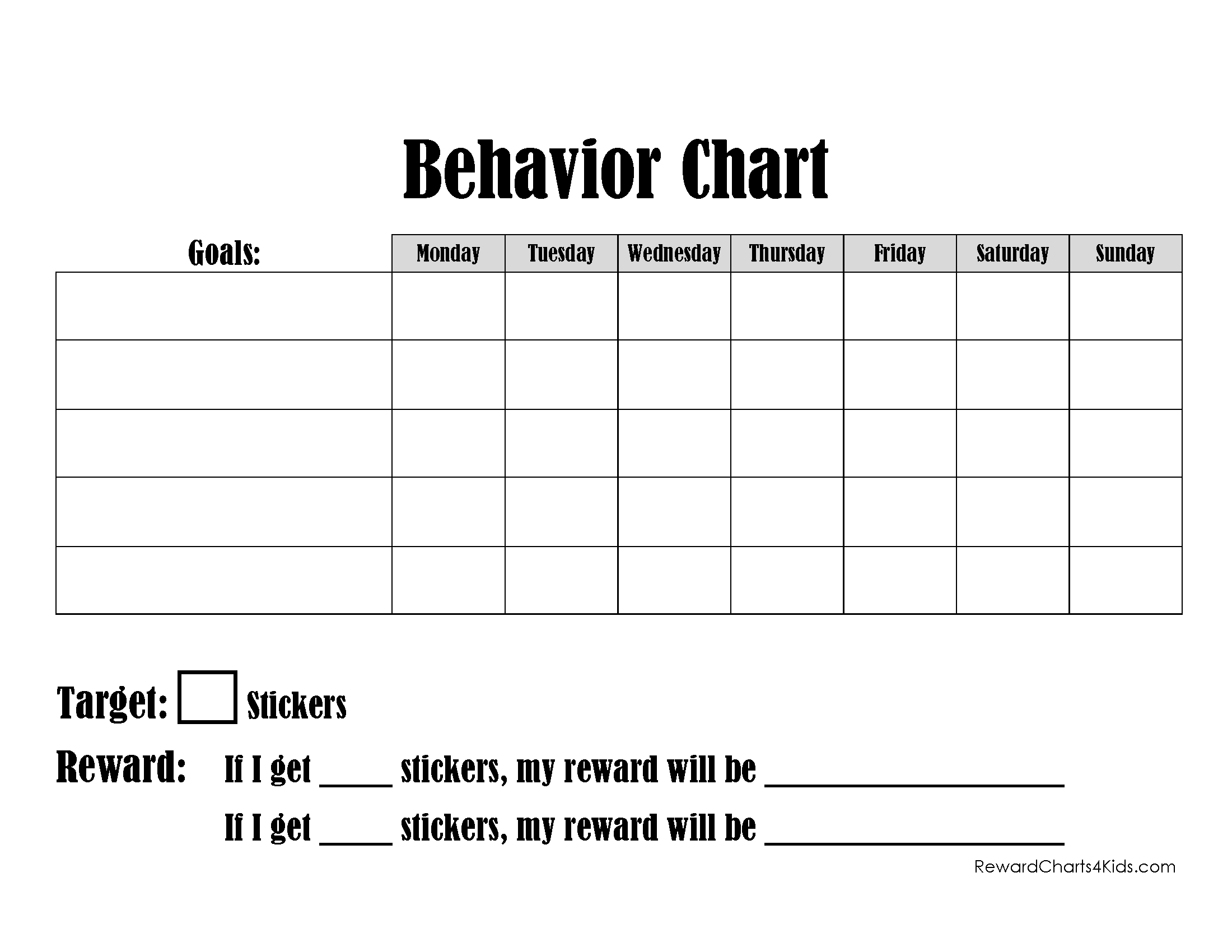 PRINTABLE BEHAVIOR CHART FREE DOWNLOAD 10 More FREE Printables Domestic Superhero