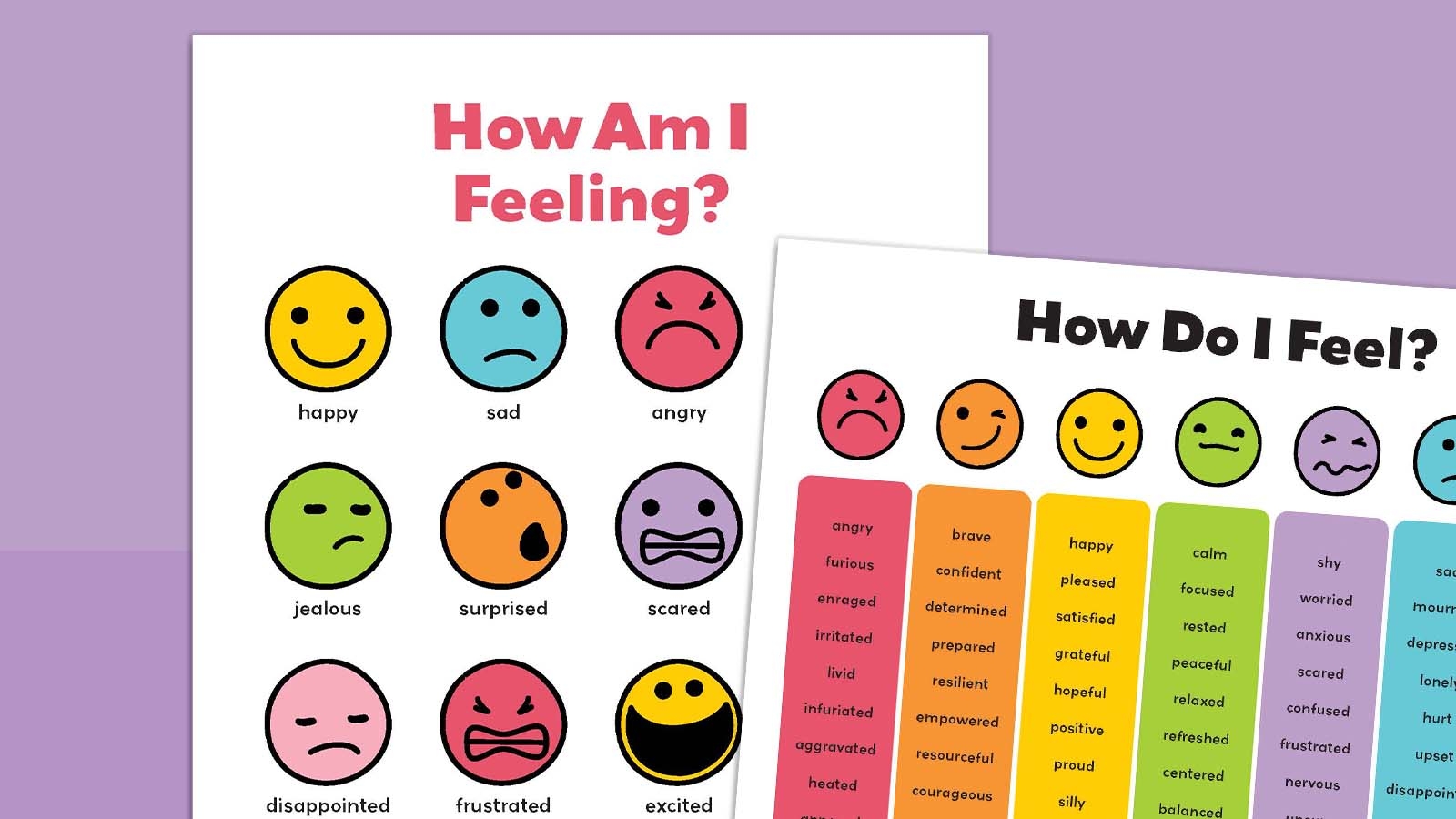 Free Printable Feelings Chart Bundle For Kids FREE Feeling Chart For Kindergarteners With Photos