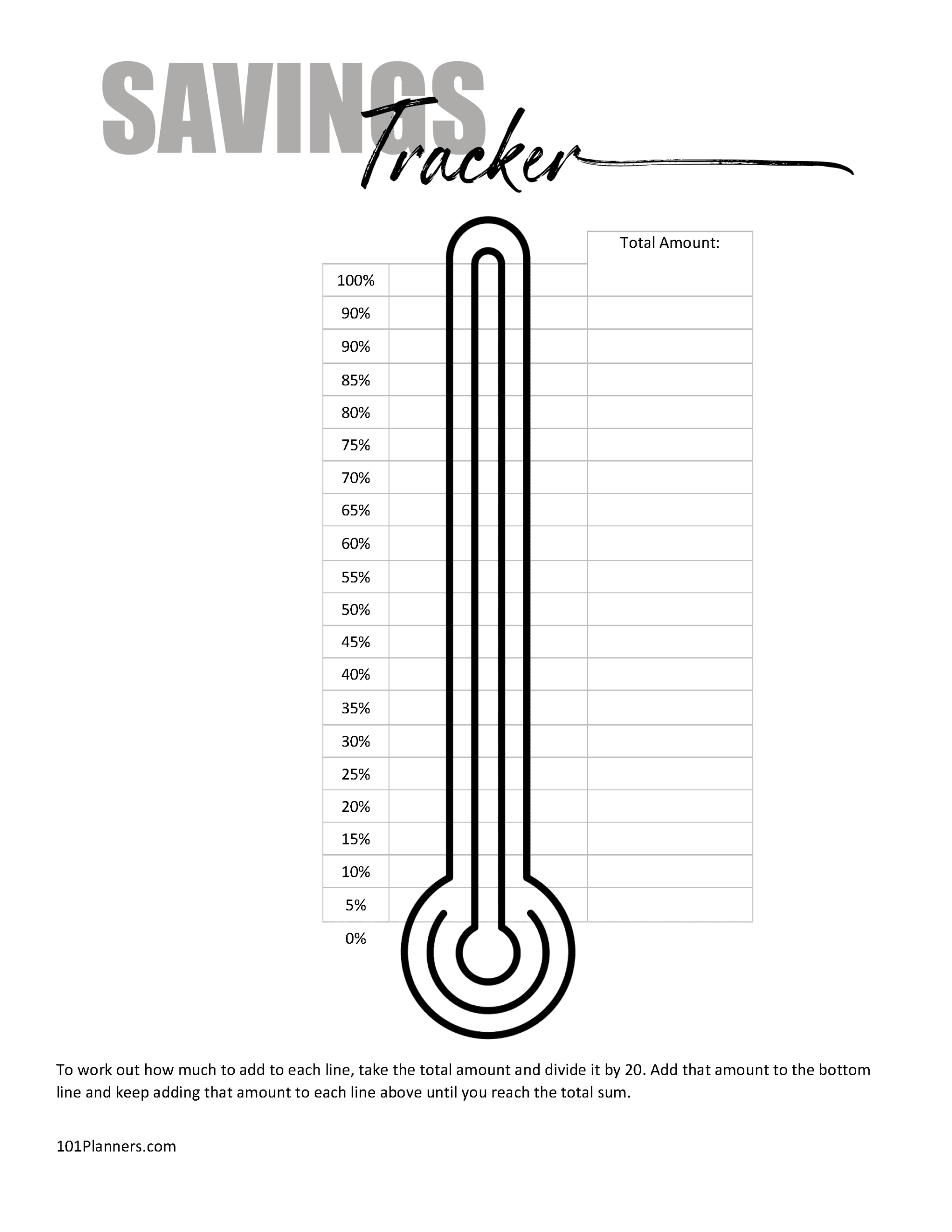 Money Savings Challenge Cash Savings Challenge Printable Money Challenge Sheet Save Money Printable Savings Goal PDF US Letter Etsy