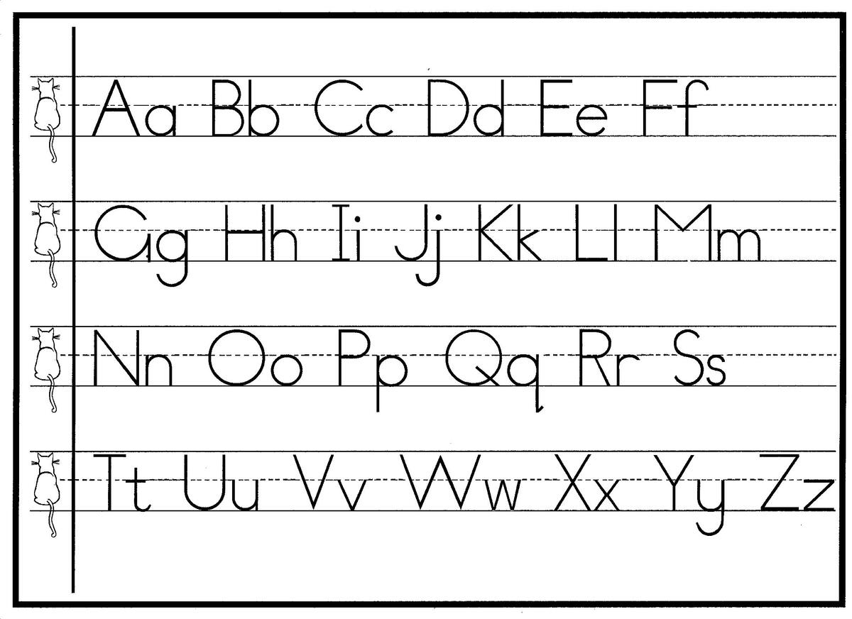 Cursive Alphabet 10 Free PDF Printables Printablee