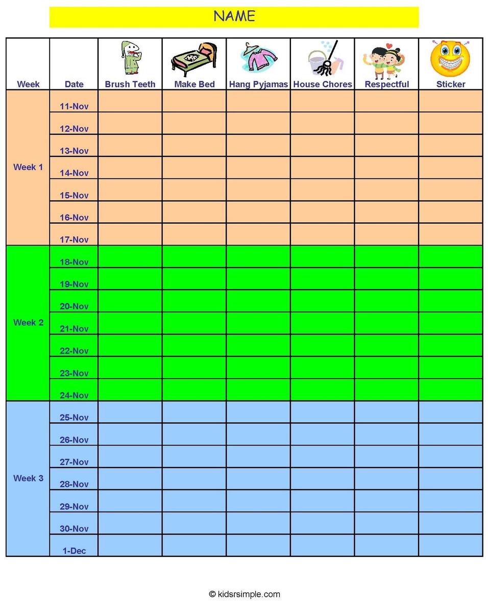 Getting Kids To Do Morning Routine Without Nagging Free Printables Kids R Simple