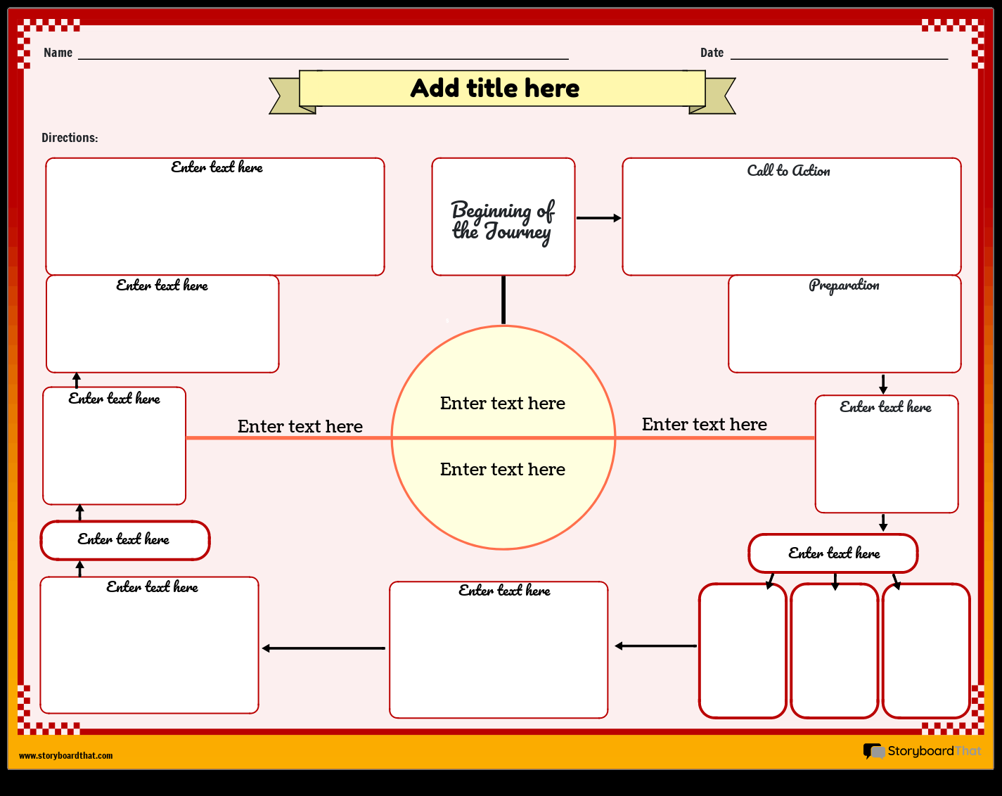 Hero S Journey Worksheets Free Templates By Storyboard That