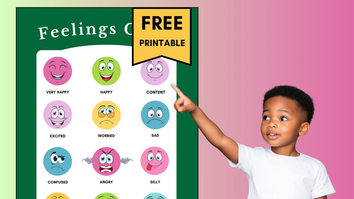 How To Use A Feelings Chart For Kids Free Printable How To Use A Feelings Chart For Kids Free Printable