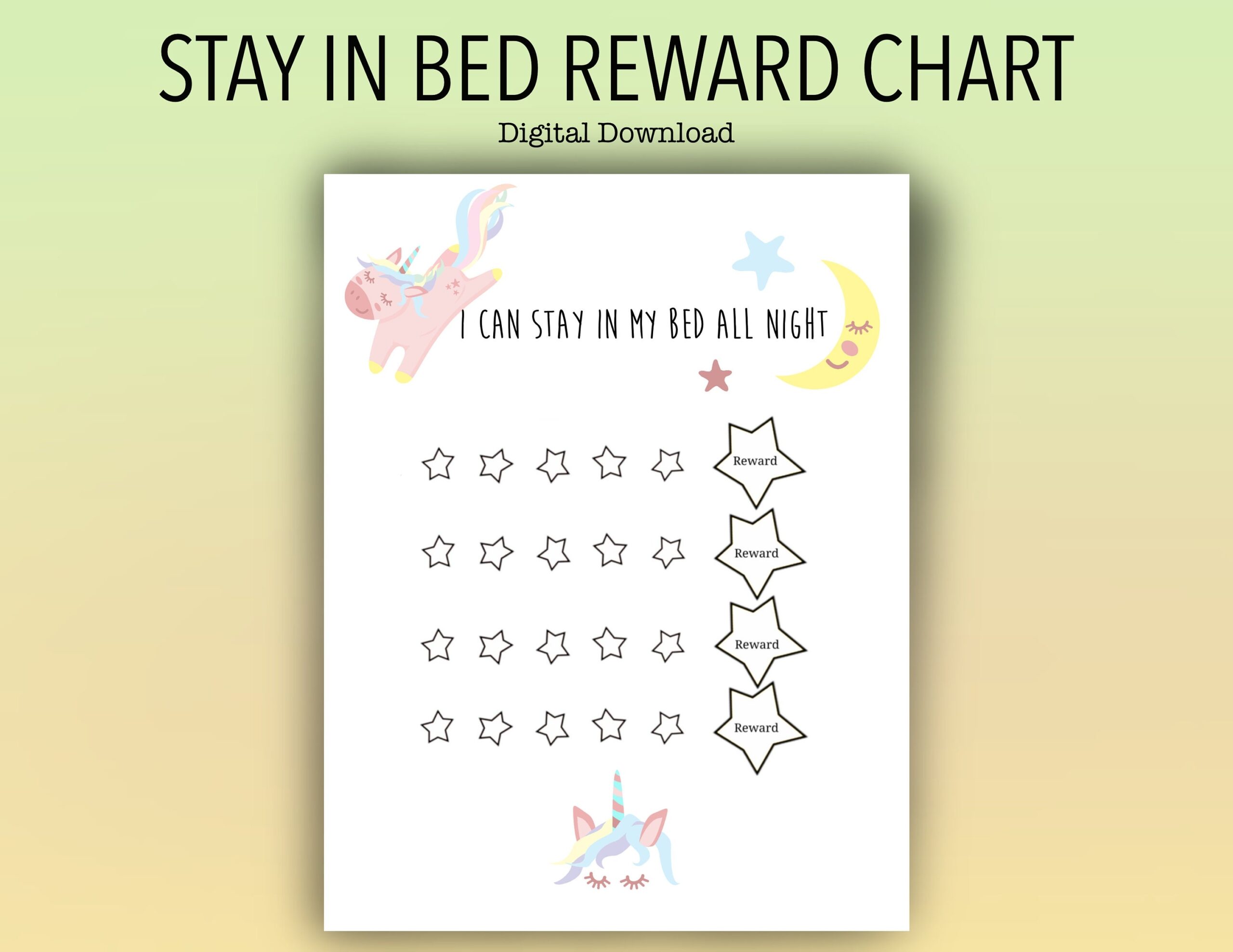 Kids Printable Unicorn Stay In Bed Reward Chart Night Time Chart Sticker Prize Char Etsy Kids Printable Unicorn Stay In Bed Reward Chart Night Time Chart Sticker Prize Char Etsy