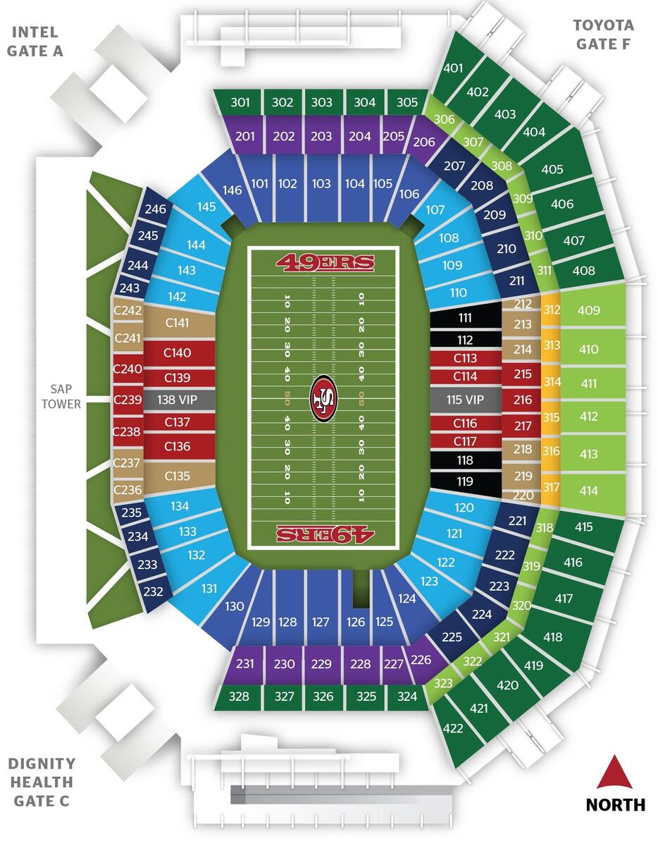 Levi S Stadium San Francisco 49ers Football Stadium Stadiums Of Pro Football