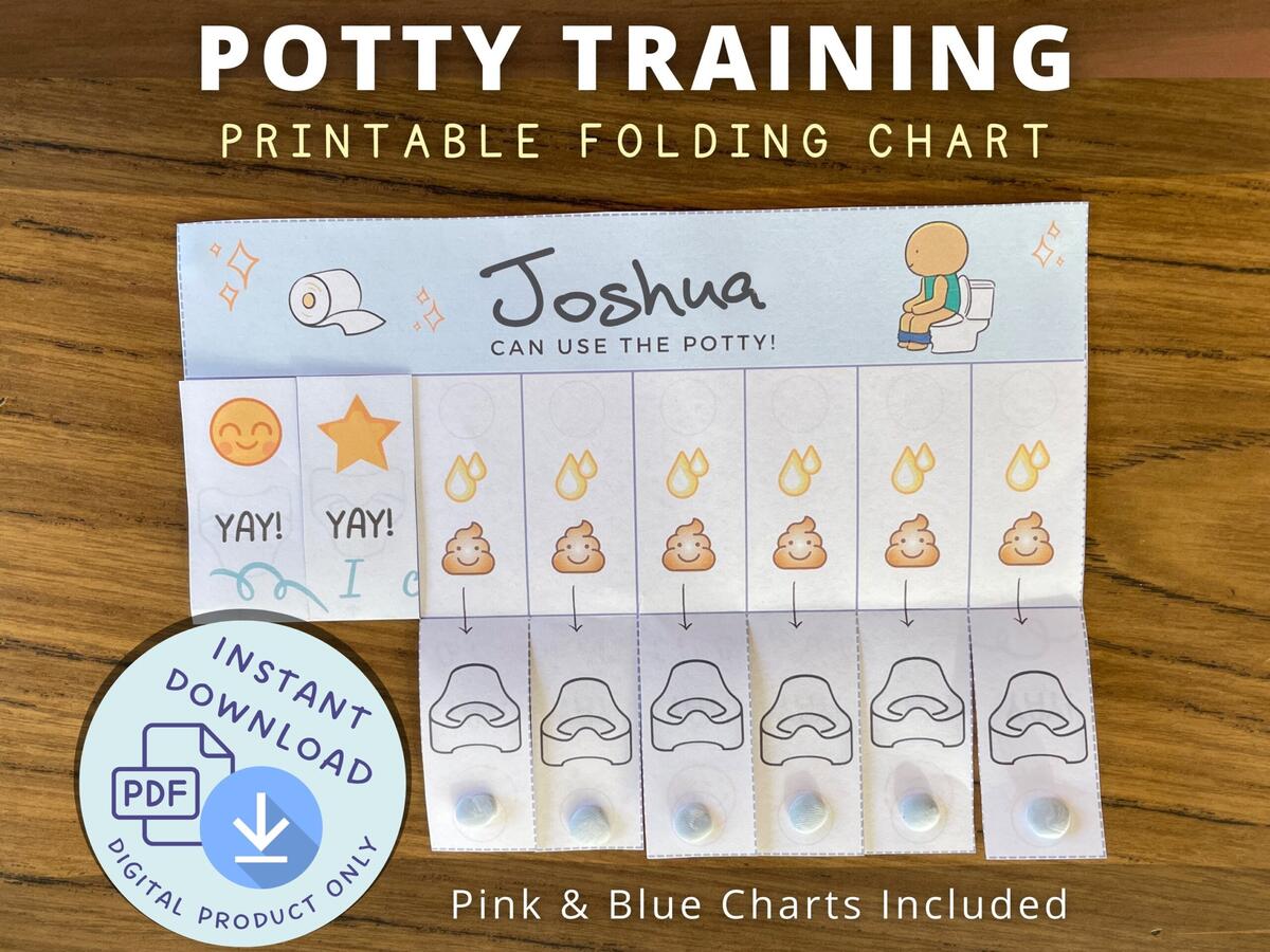 Potty Training Chart Printable Potty Chair Reward Chart Toilet Training Encouragement And Fun For Toddlers Etsy