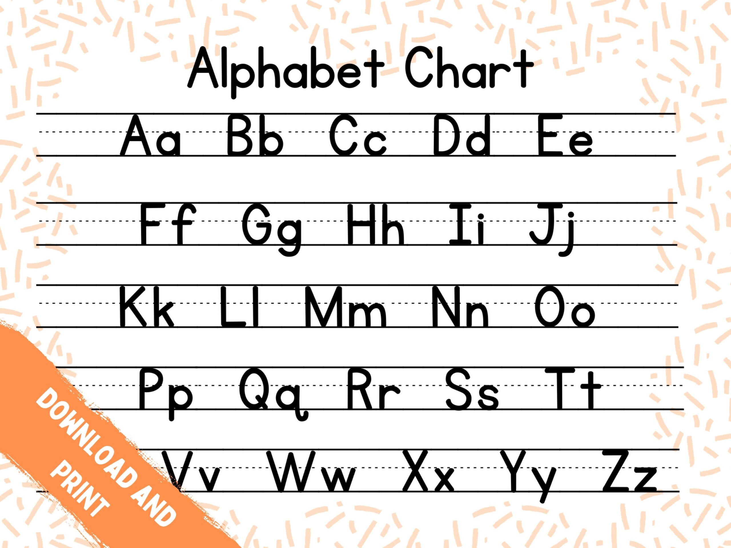Free Printable ABC Chart Kindergarten 2 TeachersMag