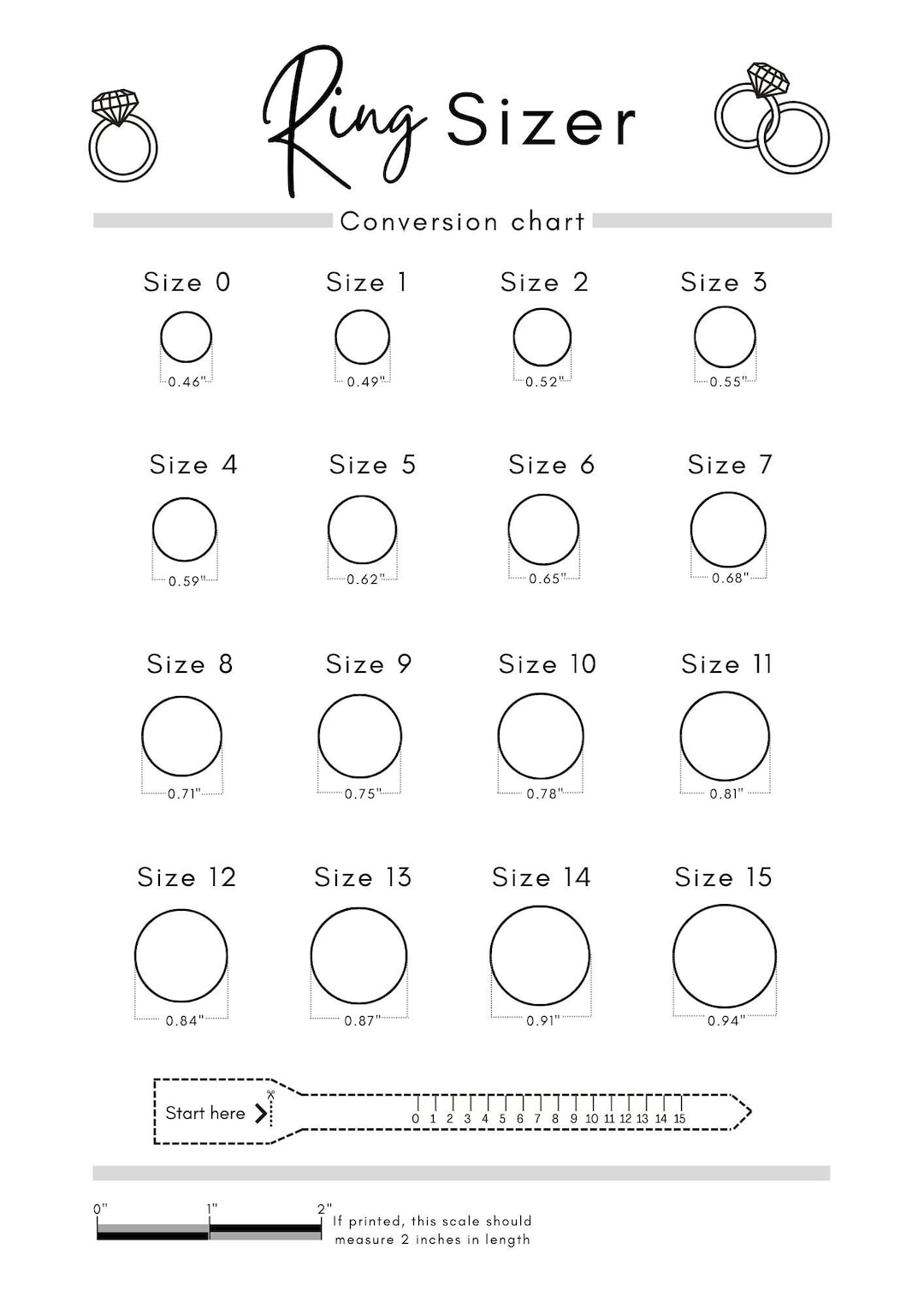 Printable Ring Sizer Ring Size Inches Printable Measuring Tool International Ring Size Chart Measure Ring Size Instant Download Etsy Sweden Printable Ring Sizer Ring Size Inches Printable Measuring Tool International Ring Size Chart Measure Ring Size Instant Download Etsy Sweden
