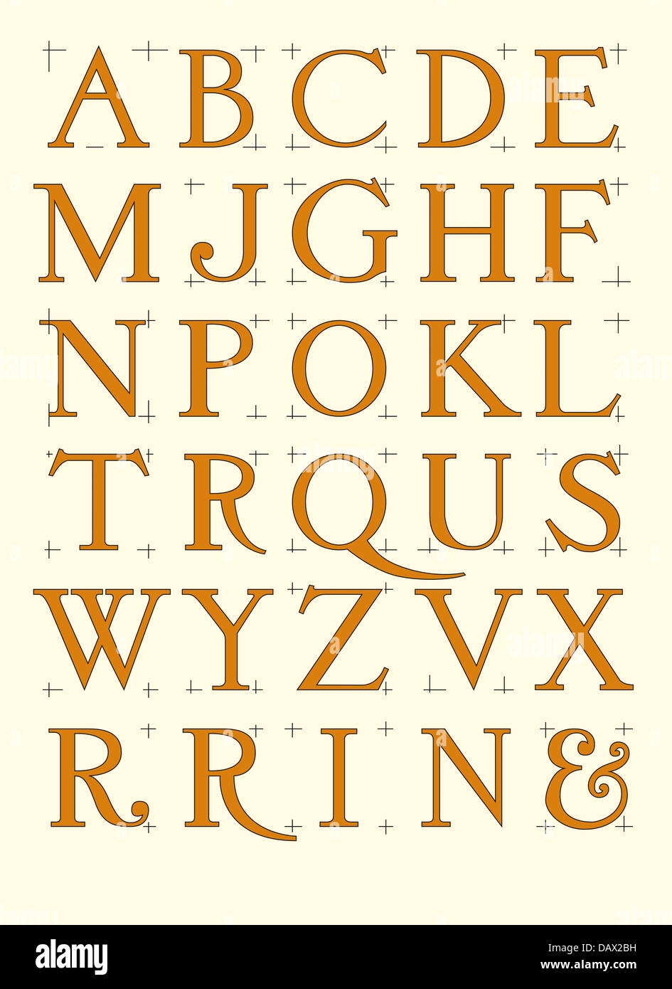 Roman Alphabet Hi Res Stock Photography And Images Alamy Free Printable Roman Numeral Charts For Kids
