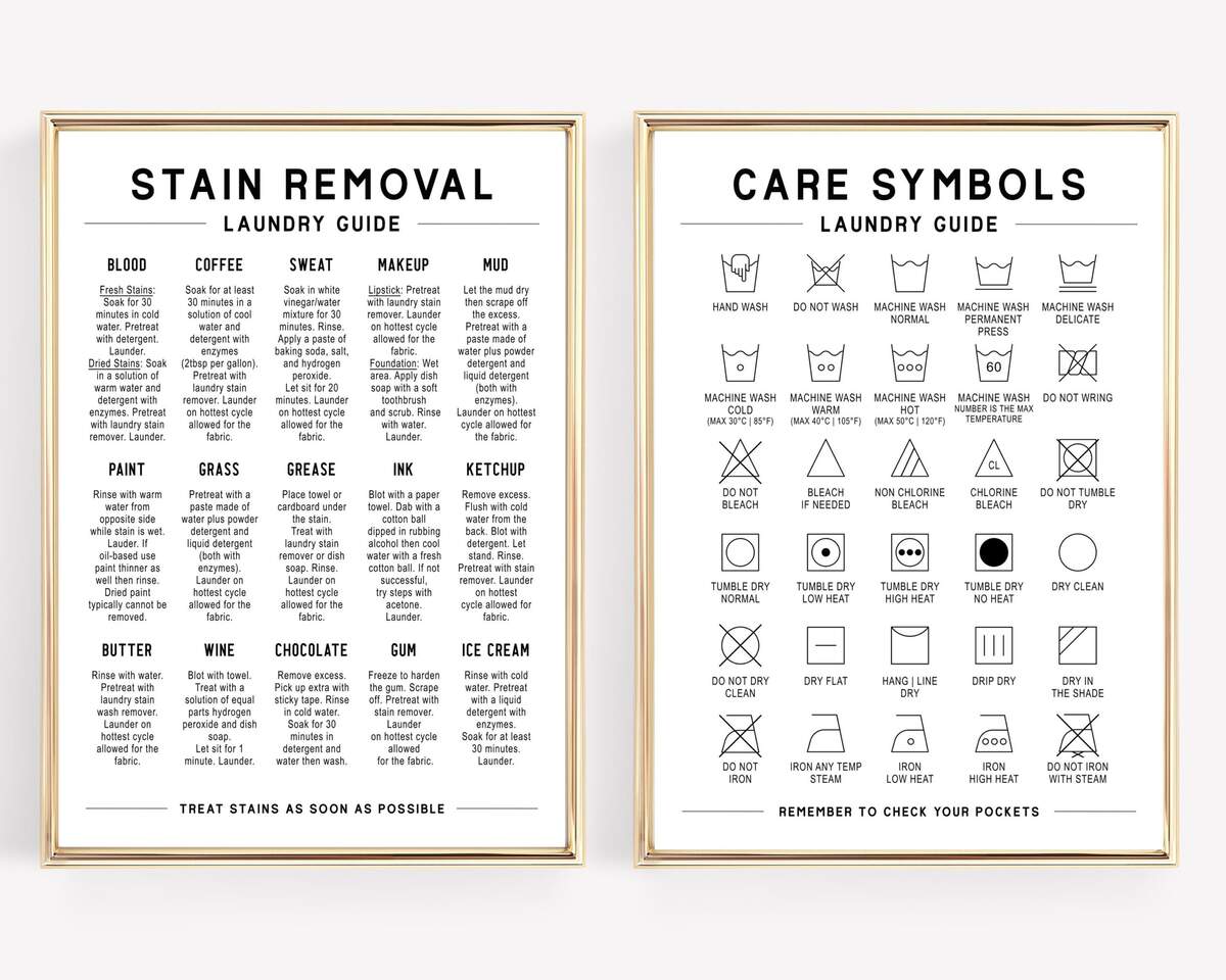 Stain Removal Guide Etsy