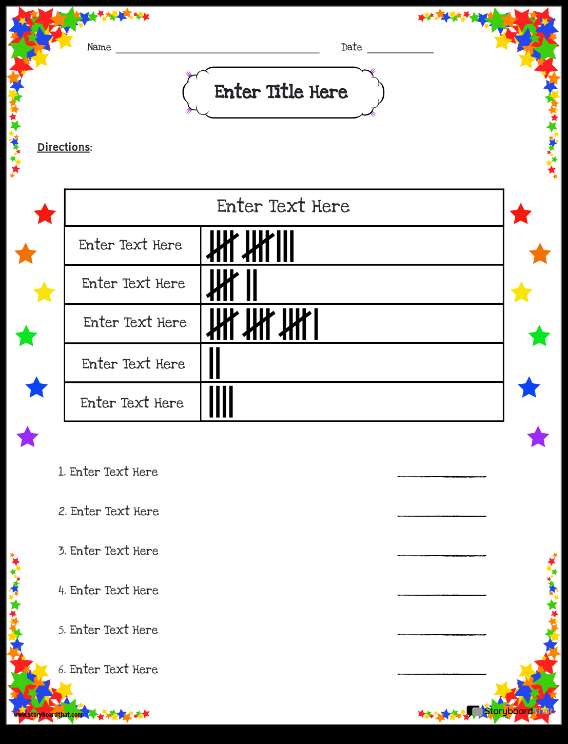 Tally Chart Maker Free Templates Customization In 2025