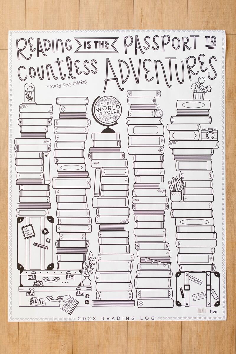 Updated Reading Chart Free Printable Spring Time Doodles
