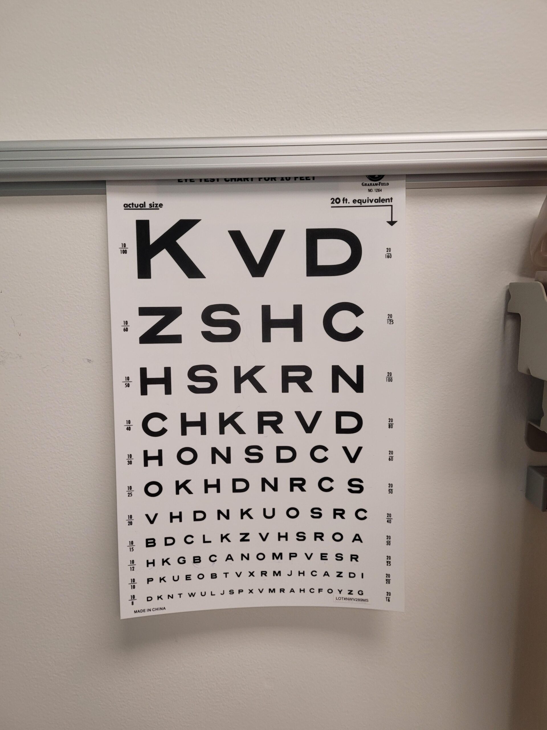 The Top Row Of This Eye Chart Is 2 Different Sizes Instead Of Just Being In 2 Rows R Mildlyinfuriating