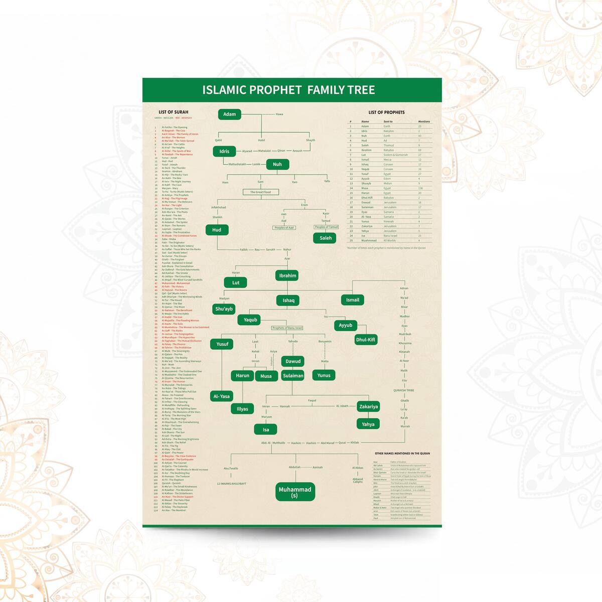 Family Tree Of Prophet Muhammad Saw Life Without School