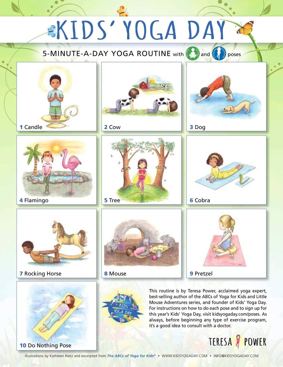 Yoga Pose Instructions International Kids Yoga Day