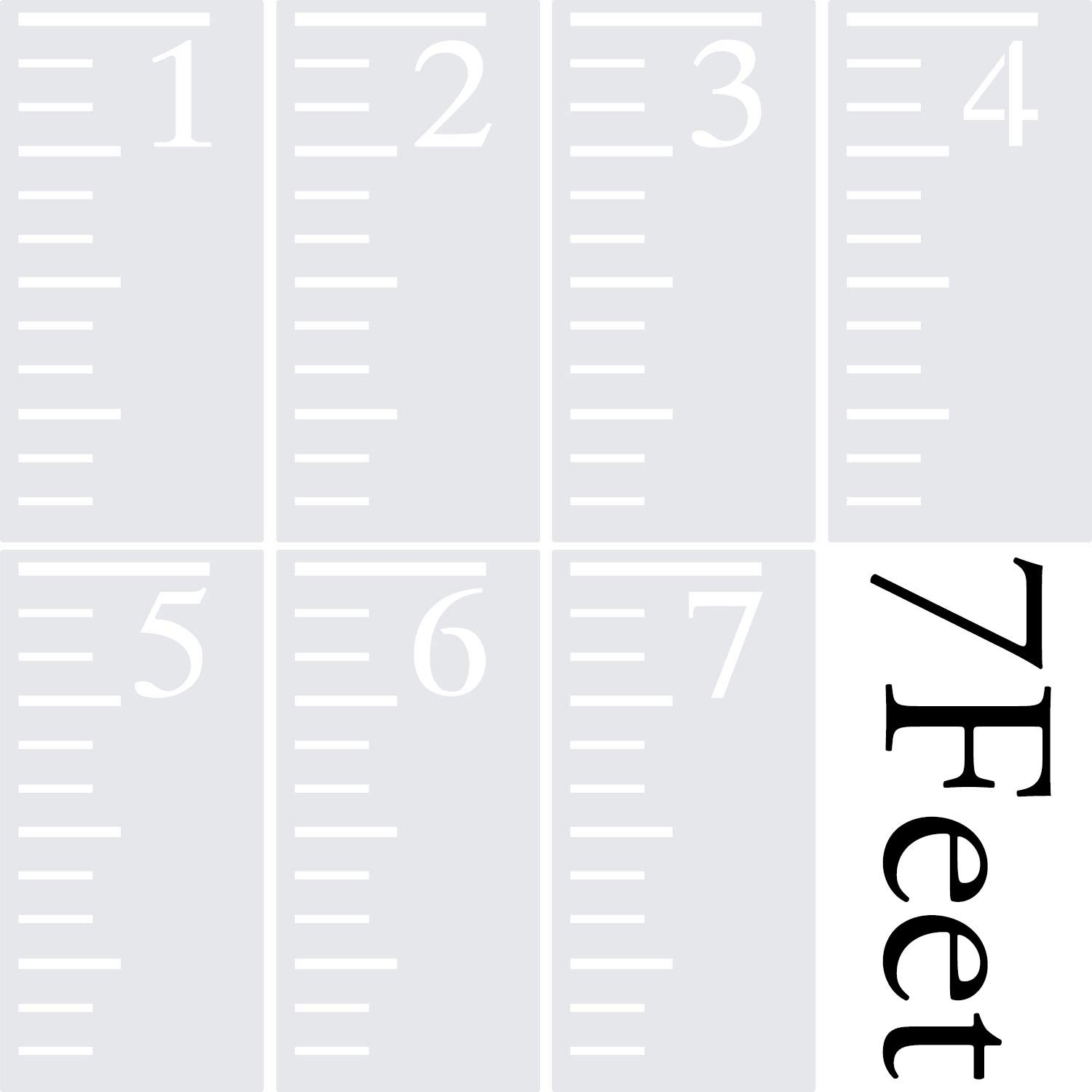 Easy DIY Ruler Growth Chart House Mix