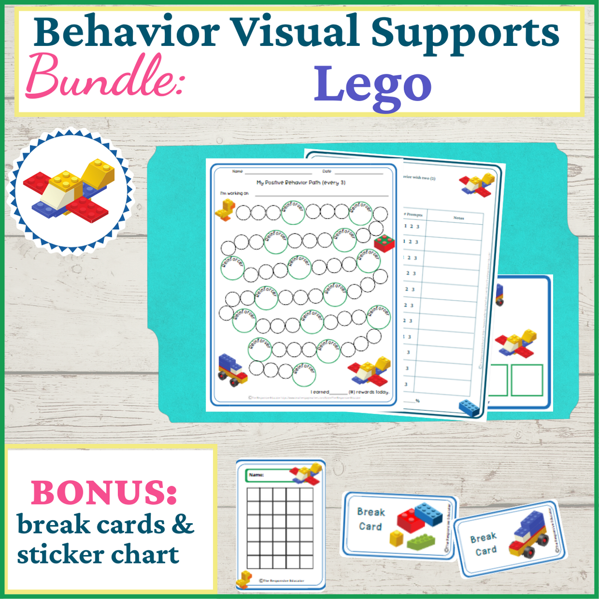 Behavior Visual Supports Lego Made By Teachers