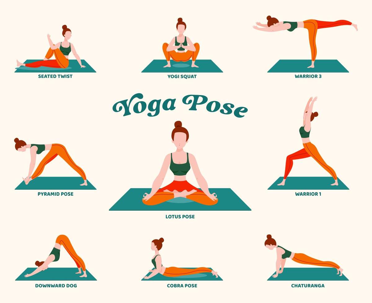 Bikram Yoga Poses Chart Printable
