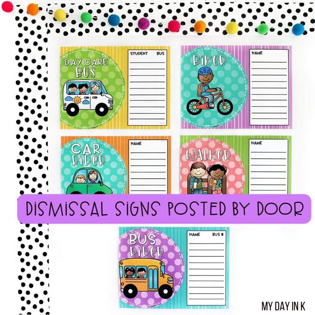 Dismissal Procedures For Elementary Schools My Day In K Dismissal Procedures For Elementary Schools My Day In K
