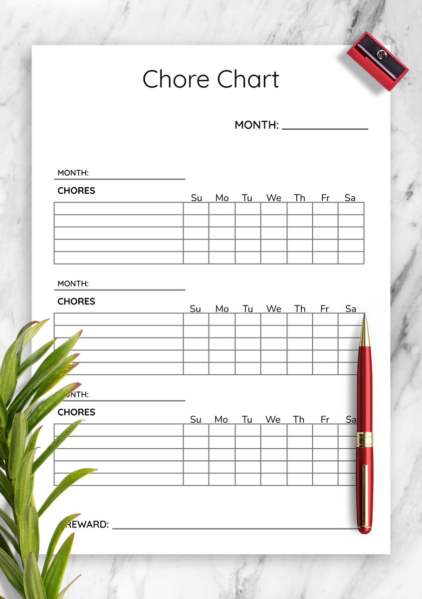 Monthly Behavior Chart Free Printable Goally