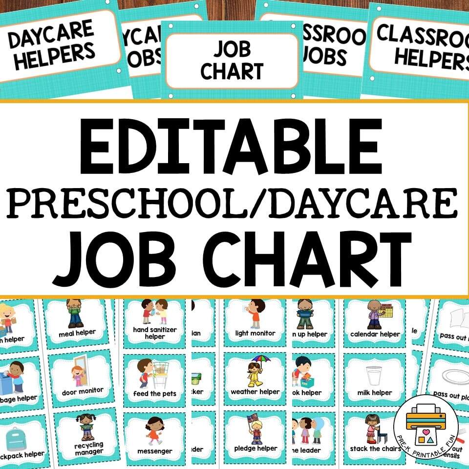 CLASSROOM JOB IDEAS Your Therapy Source