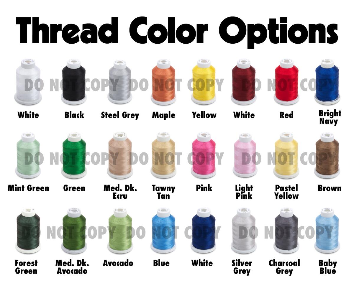 Embroidery Thread Color Guide Digital Download Printable Embroidery Chart PNG File POD Seller Digital Tool Instant Download Color Chart Etsy Ireland