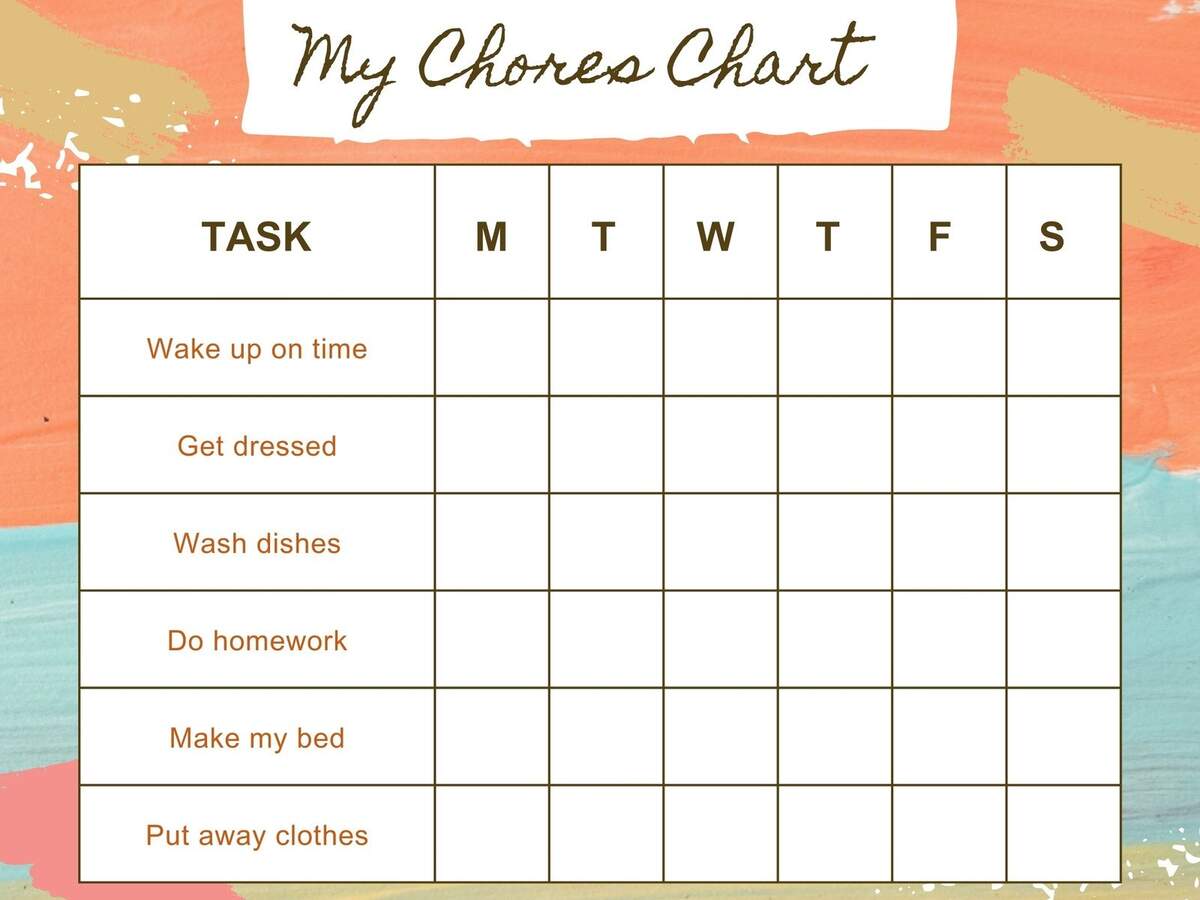 Free Customizable Chore Chart Templates To Print Canva Graph Maker Create Online Charts Diagrams In Minutes Canva
