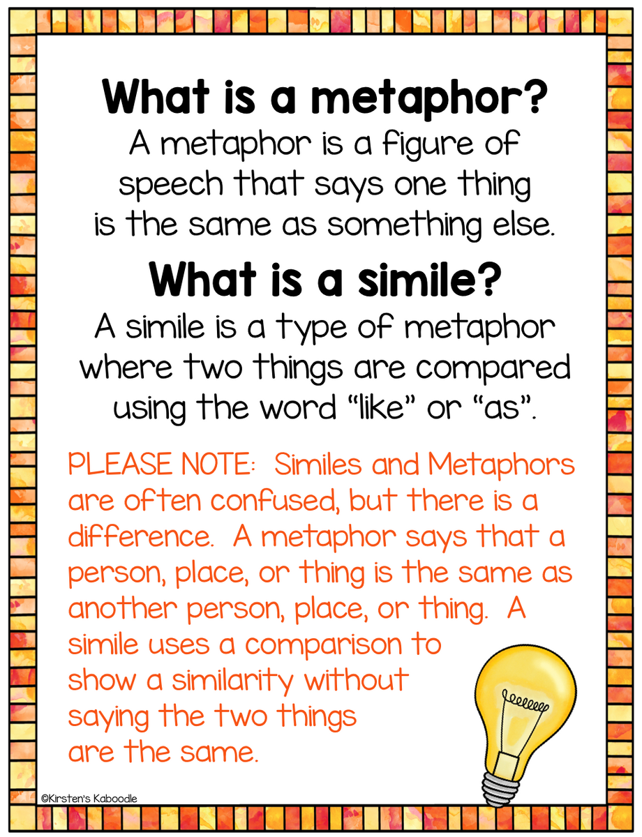 FREE Figurative Language Bell Ringer Warm Ups Made By Teachers