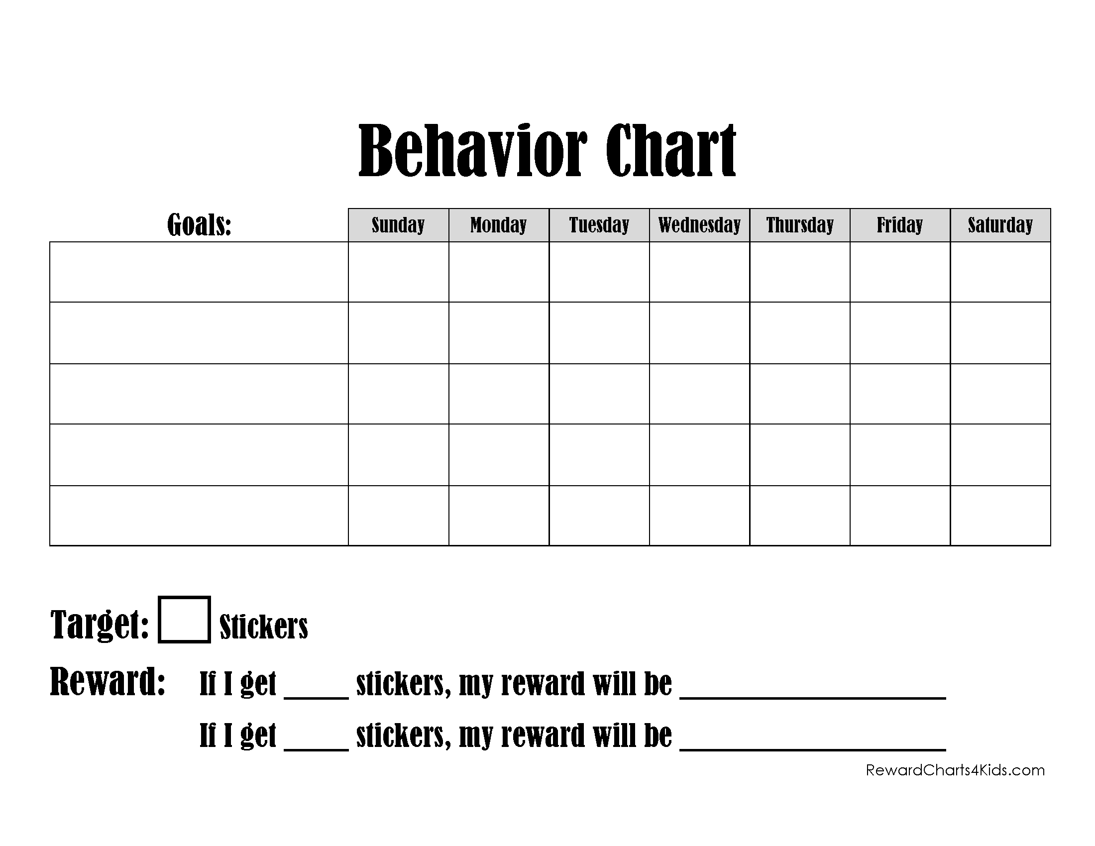 FREE Printable And Editable ODD Behavior Chart FREE Printable And Editable ODD Behavior Chart