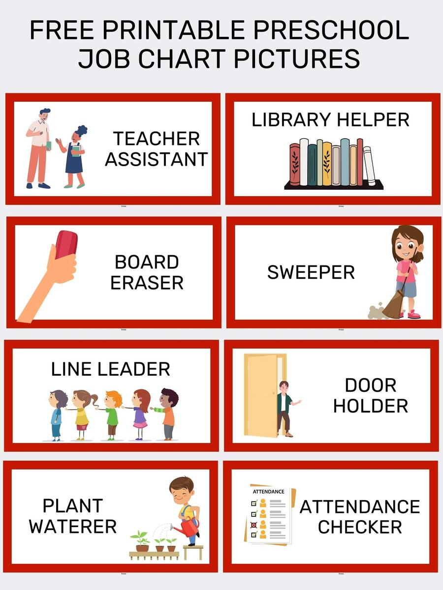 FREE Printable Classroom Jobs PDF To Use Now Leap Of Faith Crafting