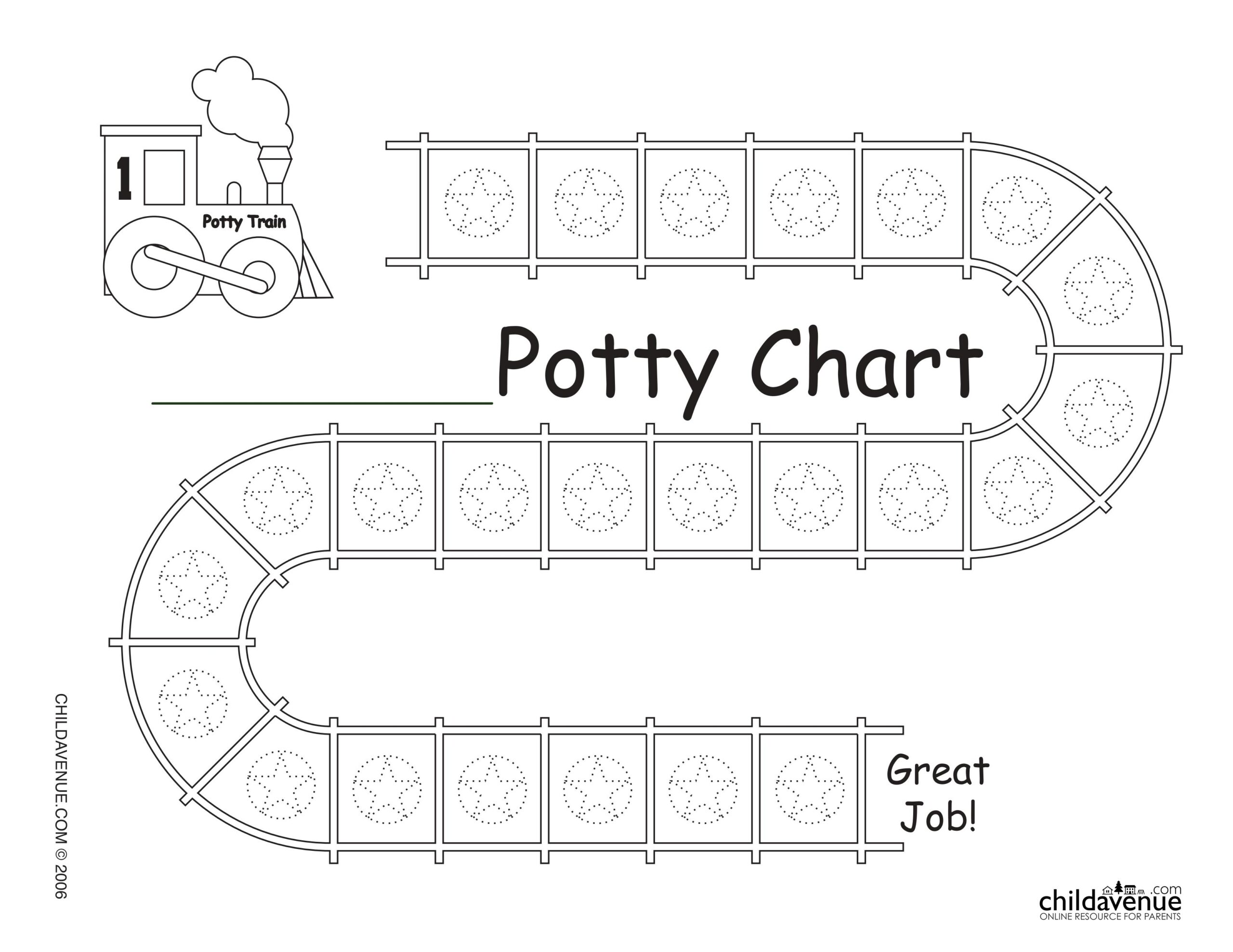 Free Printable Potty Training Chart