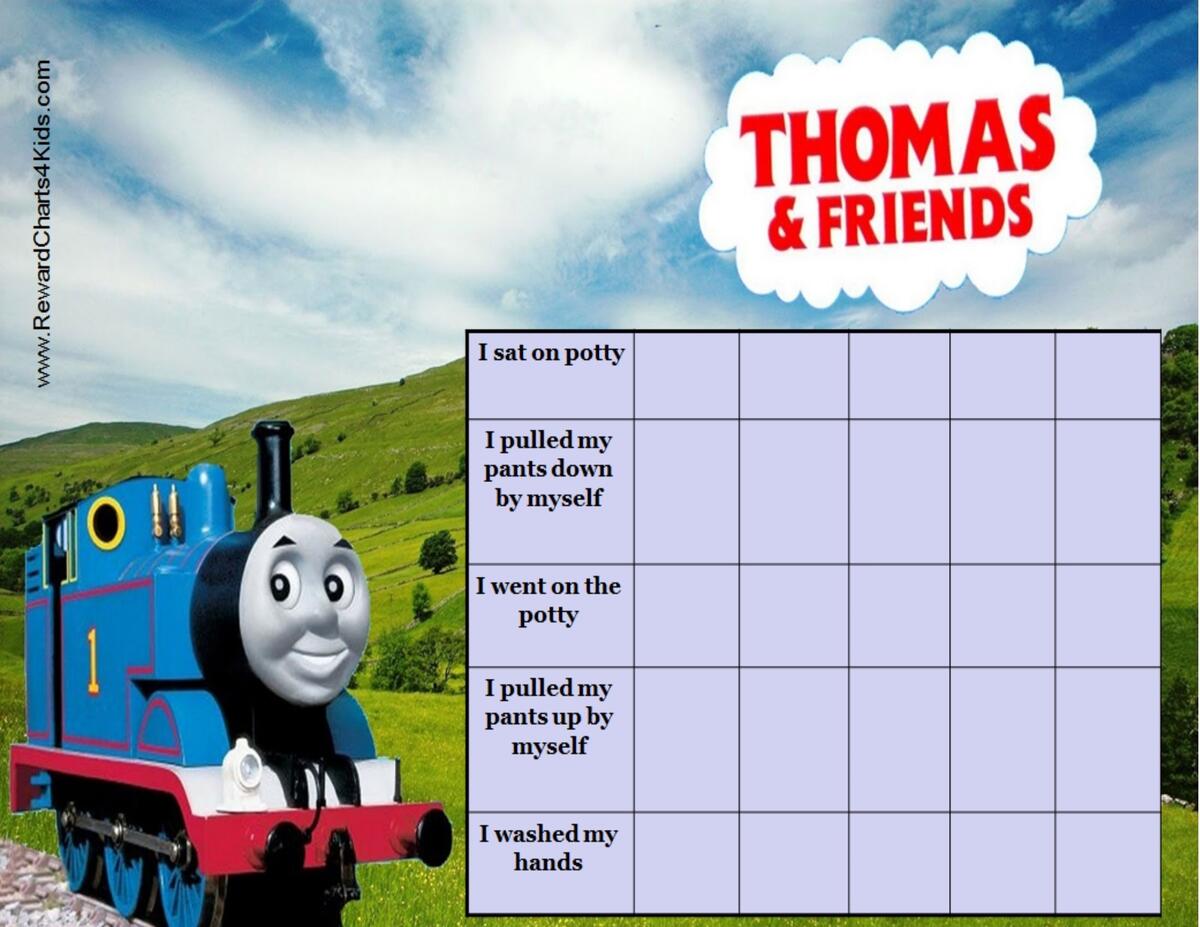 Free Printable Train Potty Sticker Charts Top 3 Potty Training Worksheets Library