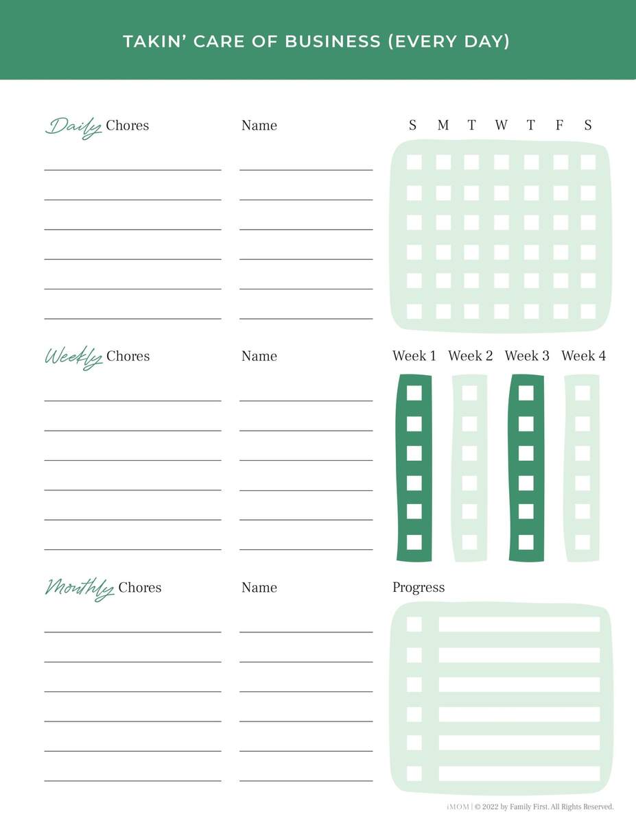 Get Organized Printables For Home And Life IMOM