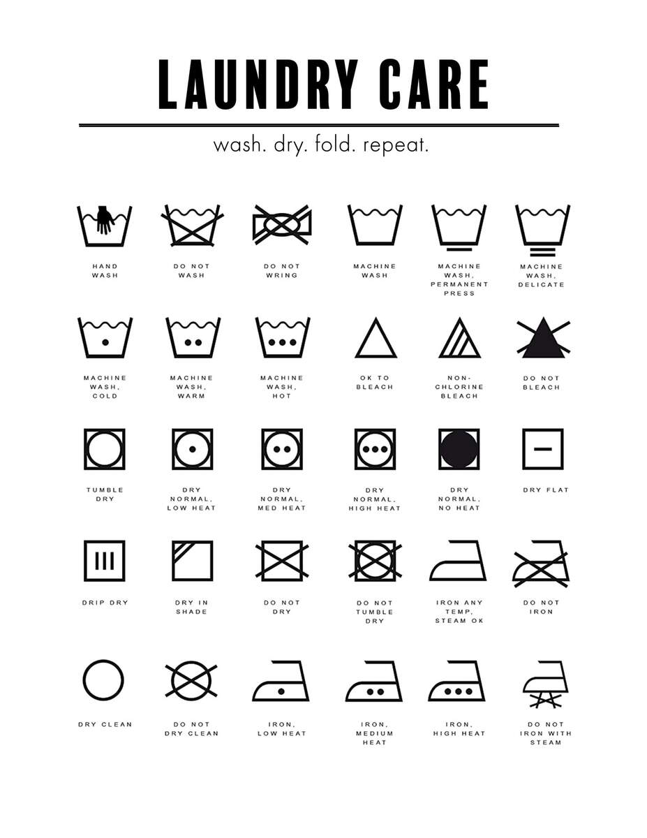 Laundry Symbols Printable Sew Woodsy PRINTABLE LAUNDRY SYMBOLS CHART Brooklyn Berry Designs
