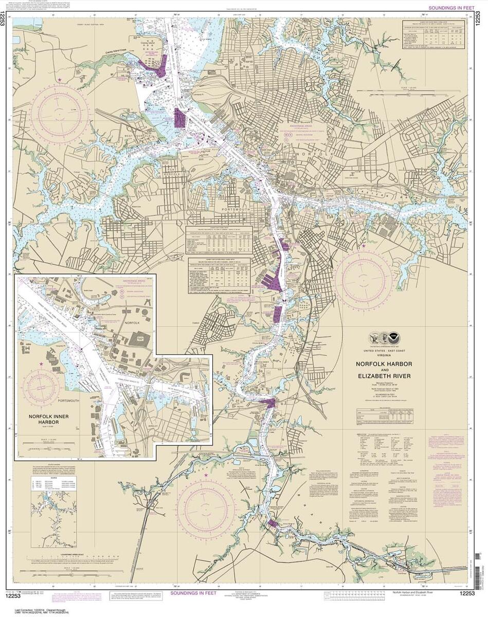Potomac River Depth Map NOAA Nautical Chart 12278 Chesapeake Bay Approaches To LOWER Potomac River Depth
