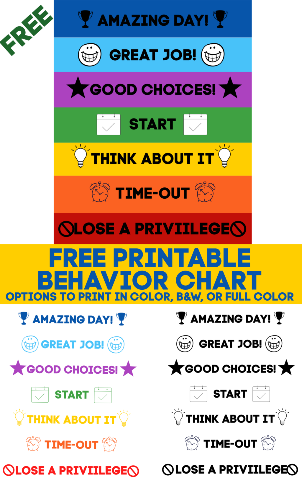 PRINTABLE BEHAVIOR CHART FREE DOWNLOAD 10 More FREE Printables Domestic Superhero 19 Printable Behavior Chart Templates For Kids TemplateLab