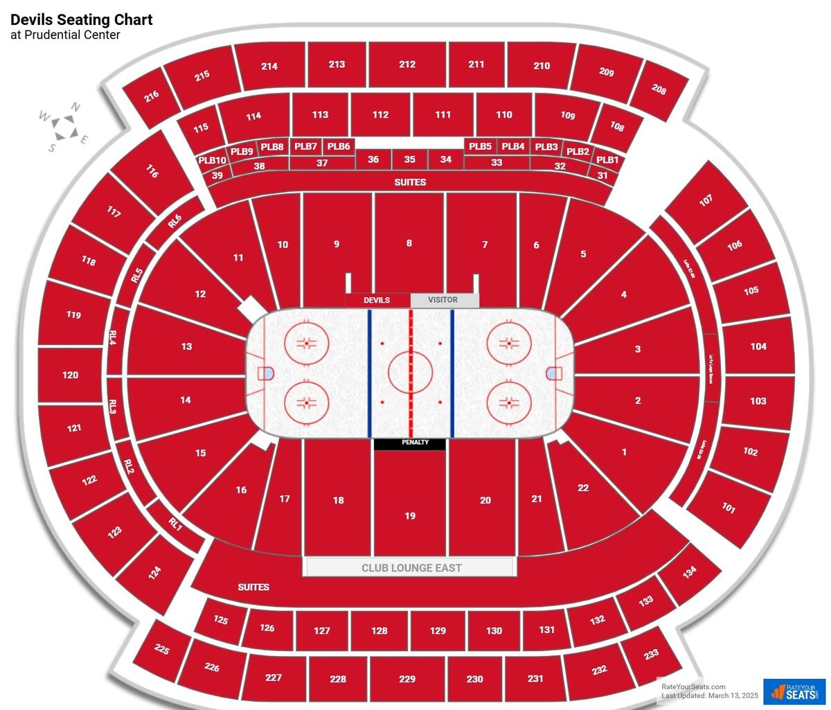 Prudential Center Seating Charts RateYourSeats Prudential Center Seating Charts RateYourSeats