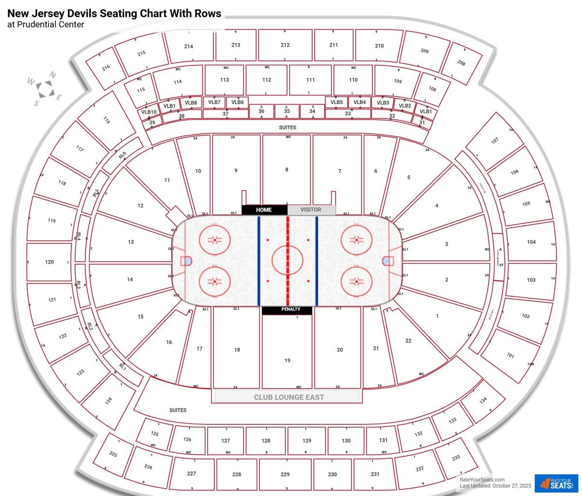 Prudential Center Seating Charts RateYourSeats Prudential Center Seating Charts RateYourSeats