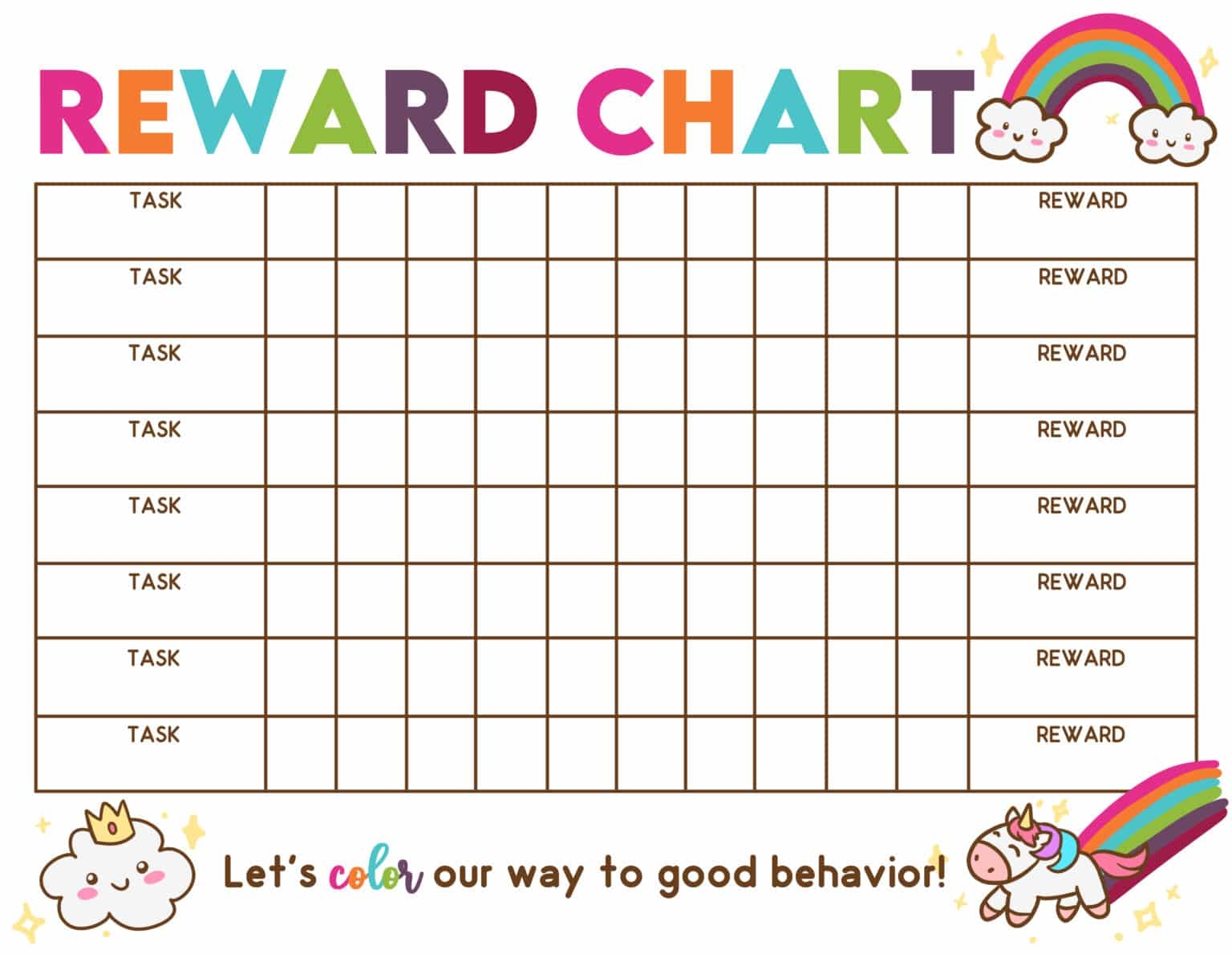 Reward Charts For Kids Printable 22 Printable Reward Charts For Kids PDF Excel Word Children S Rewards Chart