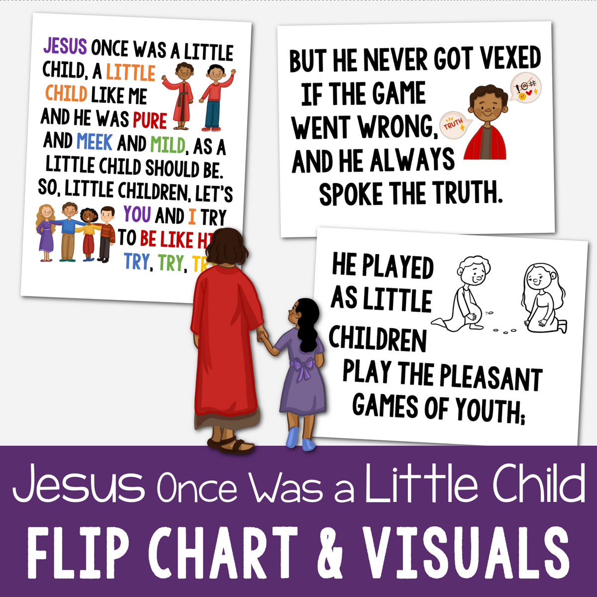 Shop Jesus Once Was A Little Child Flip Chart Primary Singing